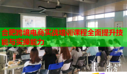 合肥跨境電商實戰(zhàn)培訓(xùn)課程全面提升技能與實操能力