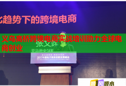 義烏高橋跨境電商實戰(zhàn)培訓助力全球電商創(chuàng)業(yè)