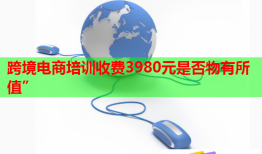 跨境電商培訓(xùn)收費3980元是否物有所值”