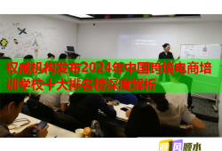 權(quán)威機(jī)構(gòu)發(fā)布2024年中國跨境電商培訓(xùn)學(xué)校十大排名榜深度解析