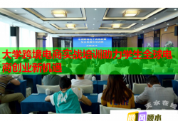 大學(xué)跨境電商實戰(zhàn)培訓(xùn)助力學(xué)生全球電商創(chuàng)業(yè)新機遇